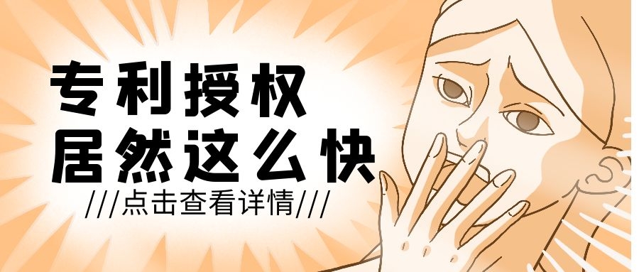 10個(gè)月獲得專利授權(quán)， 兩種途徑即刻了解……
