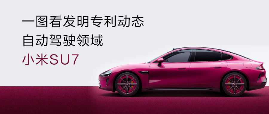  一圖看發(fā)明專(zhuān)利動(dòng)態(tài)｜自動(dòng)駕駛領(lǐng)域——小米SU7